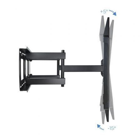 TooQ LP75100TN-B Soporte de Pared TV Giratorio e Inclinable para Pantallas de 60 a 100 Pulgadas y hasta 80 kg de Peso, Color Negro